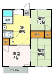 ファミール清水の間取り画像