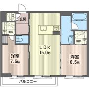 エスポワール・イーストの間取り画像