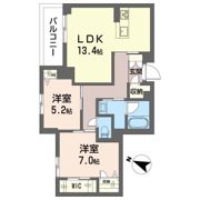 ラ グリシーヌIIIの間取り画像