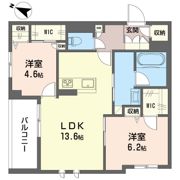 ラ グリシーヌIIIの間取り画像