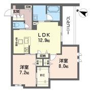 ラ グリシーヌIIIの間取り画像
