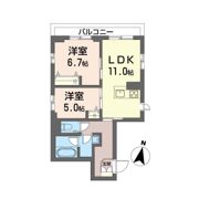 ラルク鎌倉の間取り画像