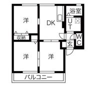ハイツシンシアの間取り画像