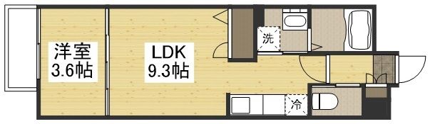 月光 岡山駅西口壱番館の間取り画像