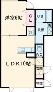 Fit1・1の間取り画像