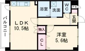 フレスコ桜山の間取り画像