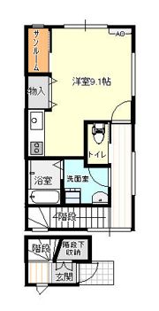 アバンティ旭ヶ丘の間取り画像