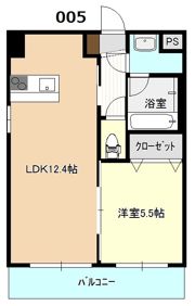 パルティール・ぺルレの間取り画像