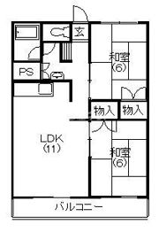 ビレッタ蜆塚Sの間取り画像