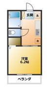セントラルヒルズAの間取り画像