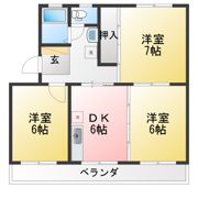 ファミーユ山田の間取り画像