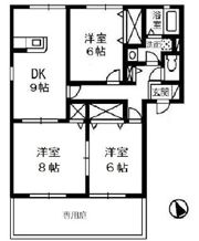 バンビーノ Bの間取り画像
