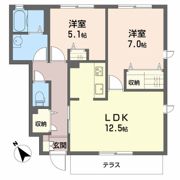 ブランシェ櫛川の間取り画像