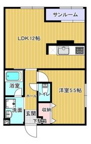 ハイツオウルの間取り画像