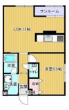 ハイツオウルの間取り画像