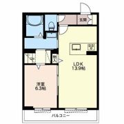クラウン高林の間取り画像