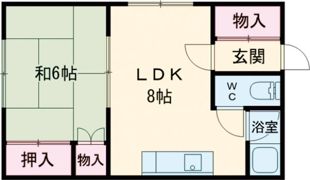 コーポみなとの間取り画像