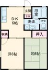 セジュール対中の間取り画像
