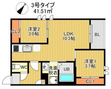 REGALEST Maple 千早の間取り画像