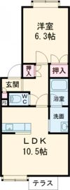 メゾンソレイユの間取り画像
