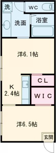 S FLAT港の間取り画像