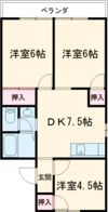 セジュール多良見 A棟の間取り画像