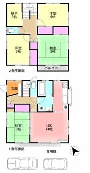 サンフェリカ成田71号館の間取り画像