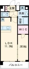 プレサンス十条凛華の間取り画像