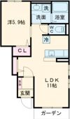 パストルB棟の間取り画像