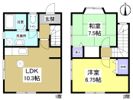 ラミュッセ柿澤Ⅱの間取り画像