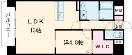 エテルナ水前寺の間取り画像