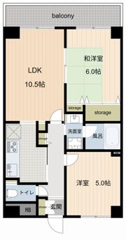 クリオ海老名弐番館の間取り画像
