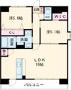 Clowdio熊本南の間取り画像