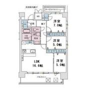 スプランディッド本町グランの間取り画像