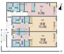カインドネス町田Ⅳの間取り画像