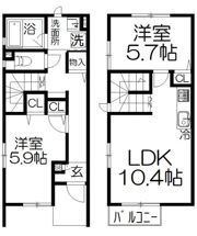 salita Orienteの間取り画像