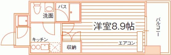 ルラシオン岡山野田屋町の間取り画像