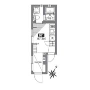 グランエッグス西新宿Eの間取り画像
