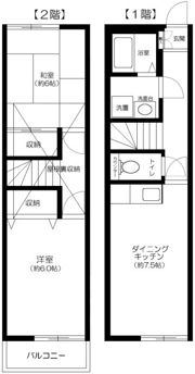 ベルモアの間取り画像