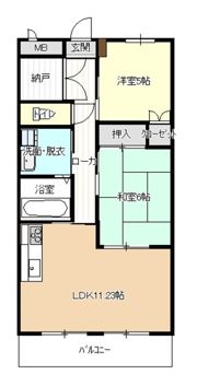 クレアール壱番館の間取り画像