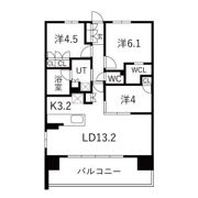 レーベン名古屋 MARK EASTの間取り画像