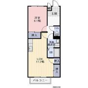 サプリング上山田Aの間取り画像