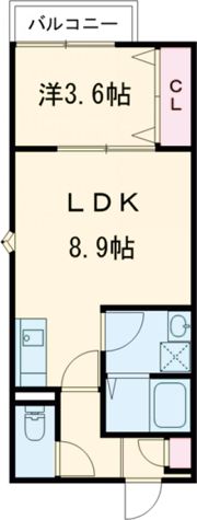 LECOCON弥富Ⅲの間取り画像