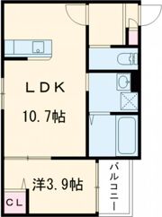 LECOCON桑名Ⅴの間取り画像