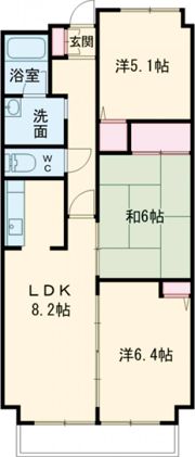 ダイアパレス青山弐番館の間取り画像