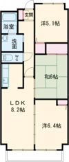 ダイアパレス青山弐番館の間取り画像