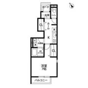 クレール 咲の間取り画像