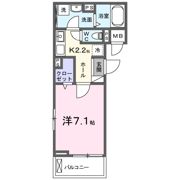 ラフレシール ウエストの間取り画像
