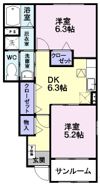 サニーブライトⅢの間取り画像