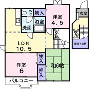 シャトー竹島の間取り画像